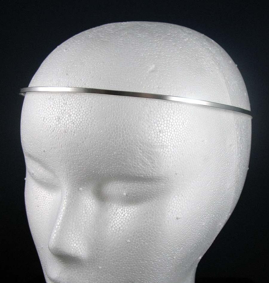 Свадьба - Simple Men's Circlet, Unisex Renaissance Wedding Headpiece, Headband Circlet Sterling Silver, Handmade Wedding HeadBand, Circlet, Victorian