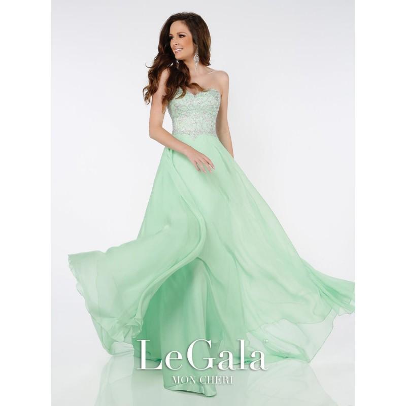 Wedding - Mon Cheri Le Gala 116581 Evening Dress - Brand Prom Dresses