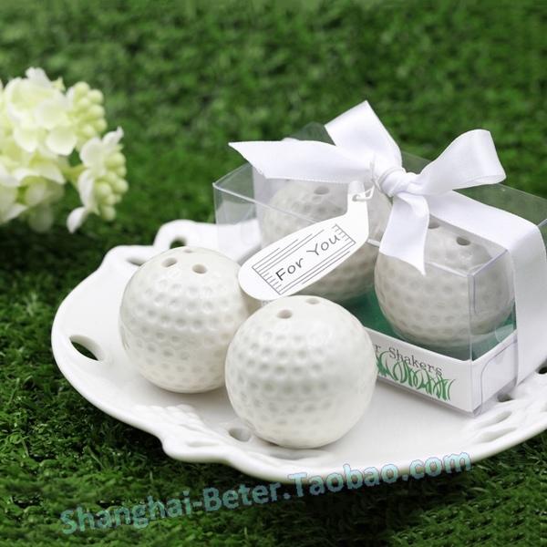 زفاف - Beter Gifts® Golf Ball調味瓶單身交換小禮物胡椒瓶TC030創意商務禮品婚禮回贈