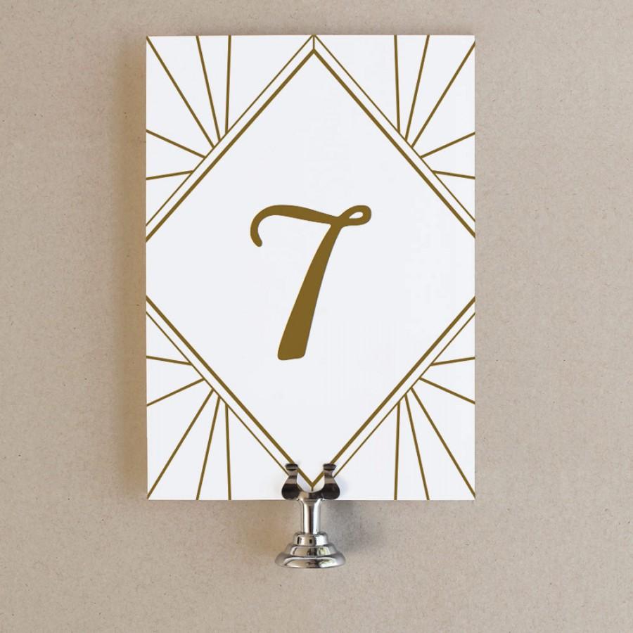 Hochzeit - Printable Table Numbers 