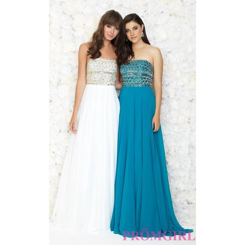 Wedding - Strapless Floor Length Dress by Madison James - Brand Prom Dresses