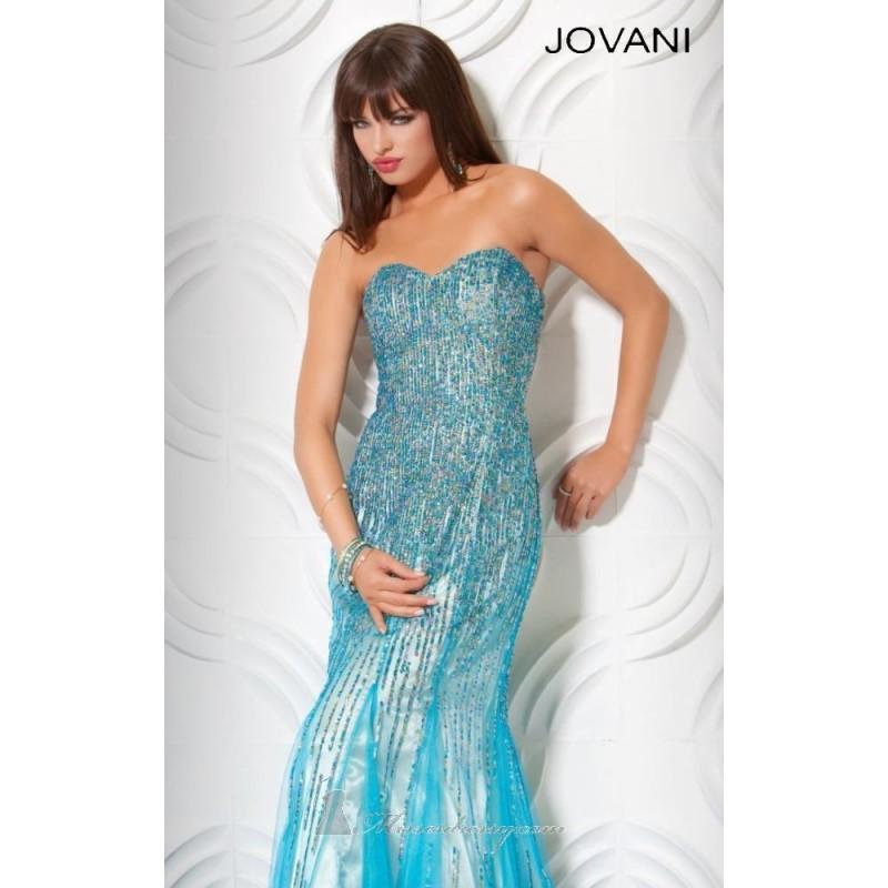 زفاف - 2014 Cheap Beaded Evening Gown by Jovani Prom 7472 Dress - Cheap Discount Evening Gowns