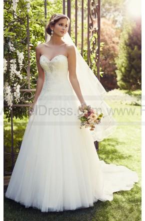زفاف - Essense of Australia A- Line Lace Wedding Dress Style D1866