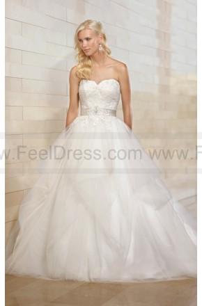 Hochzeit - Essense Wedding Dress Style D1403 Tulle Ball Gown Strapless