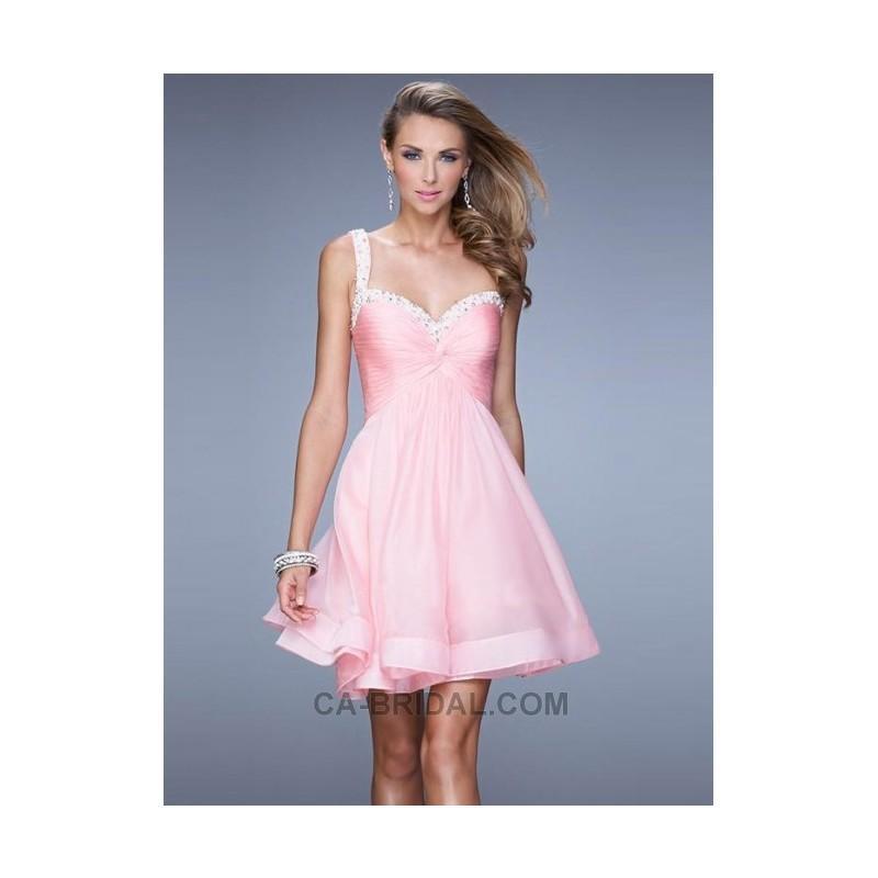 زفاف - 2017 Tasteful Sweetheart A-line Mini Chiffon Homecoming Dress - dressosity.com