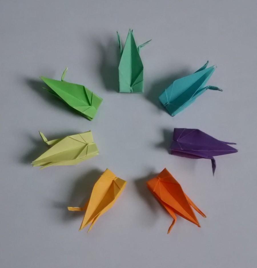 زفاف - 300 (1.7'') Origami Paper Cranes