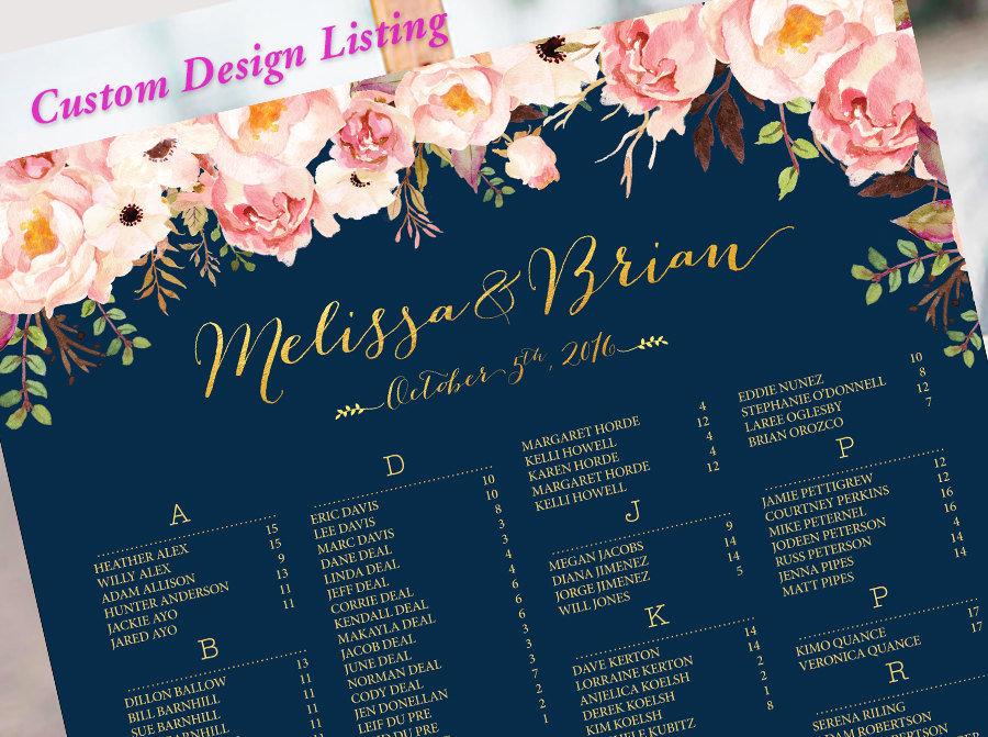 Wedding - Wedding sign, Wedding seating chart alphabetical, Wedding Seating Chart, Printable Wedding Seating Chart, Wedding Seating Chart Poster