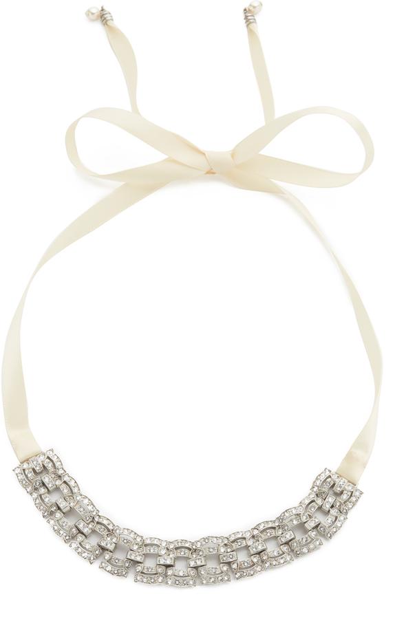 زفاف - Ben-Amun Link Crystal Choker Necklace