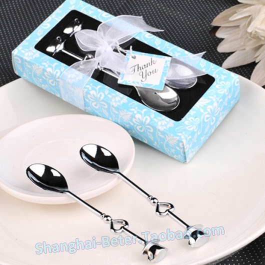 Mariage - Party Favour Chrome Coffee Spoons Wedding Decoration BETER-WJ022 http://item....