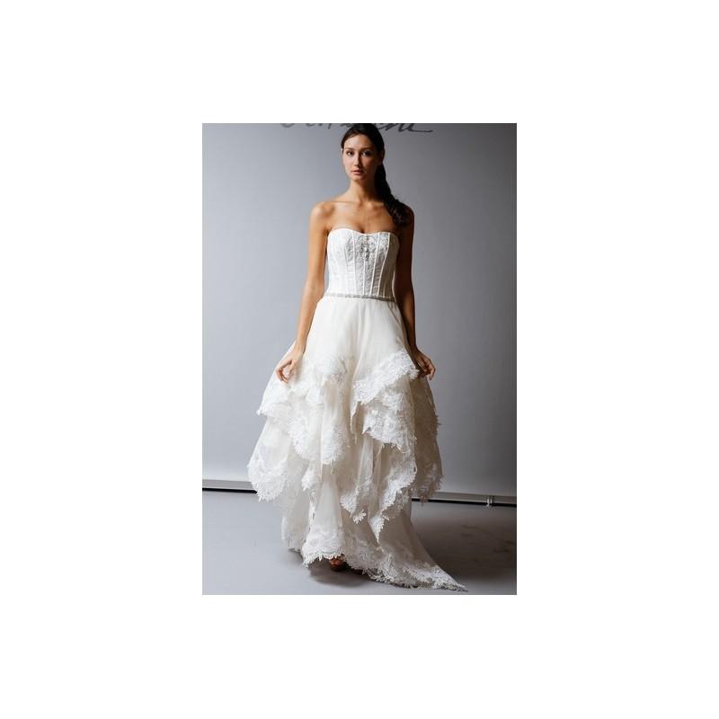 زفاف - St. Pucchi FW13 Dress 29 - Fall 2013 Ivory A-Line Full Length St. Pucchi Strapless - Nonmiss One Wedding Store