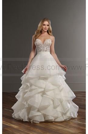 Wedding - Martina Liana Organza Ball Gown Skirt Wedding Separates Style Bryce   Skylar