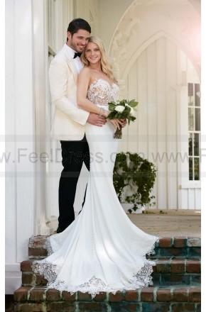 Hochzeit - Martina Liana illusion Back Wedding Dress Style 775