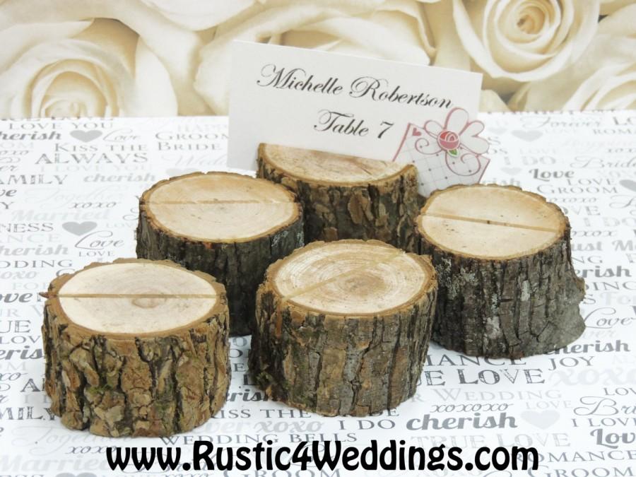 name card holders rustic naturally aged tree holder 90 pieces rustic place card holders Wedding card holders wedding table number holder