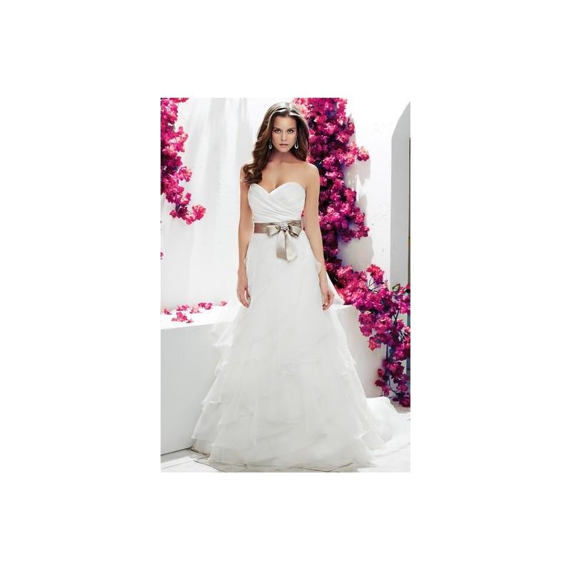 زفاف - Mikaella 1751f - Mikaella Sweetheart A-Line White Spring 2013 Full Length - Nonmiss One Wedding Store