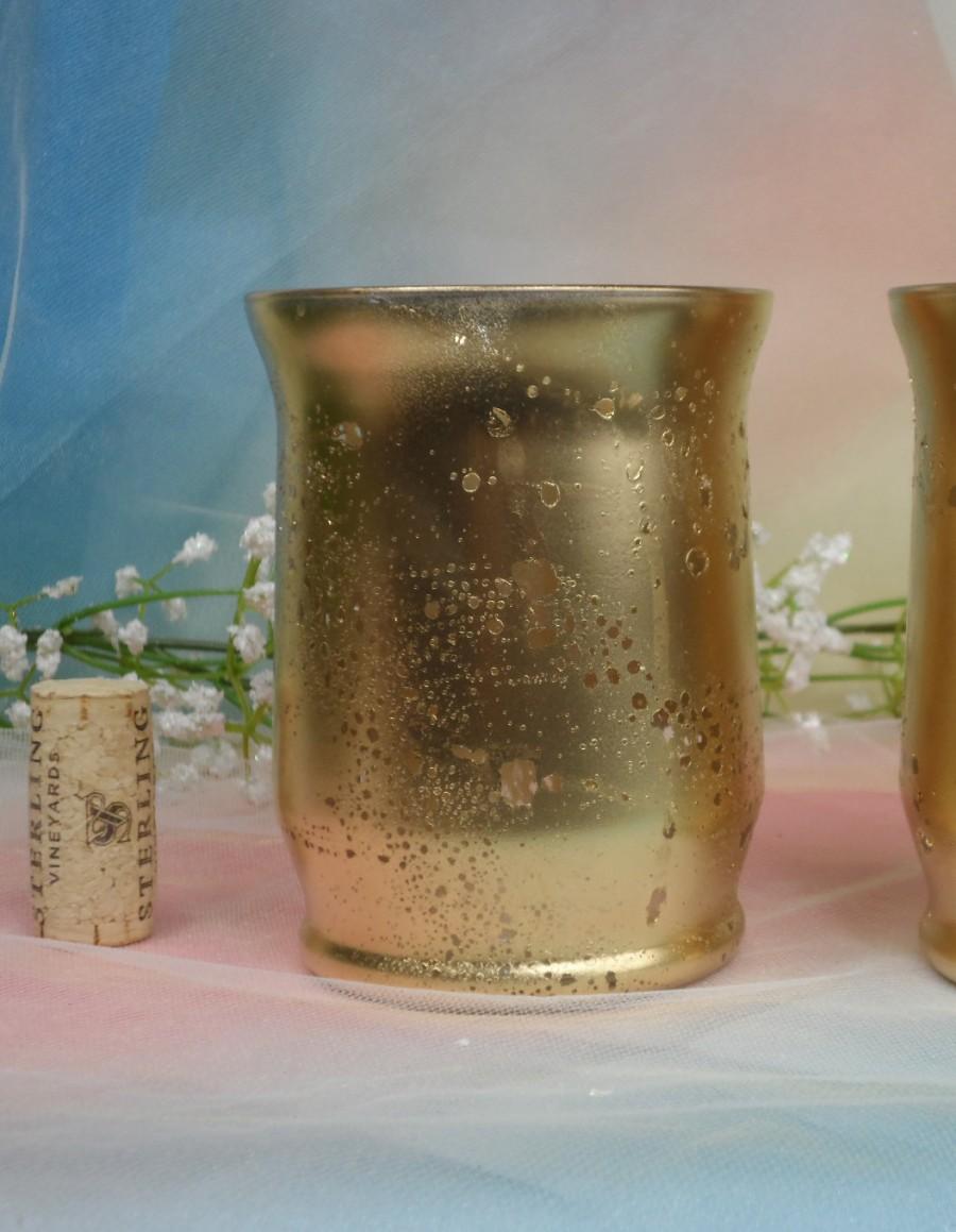 Mariage - 1 per / Tall Mercury Glass Votive Candle Holder / Vases / Mercury Vase Candle Holder for Weddings and Parties, Mercury Style