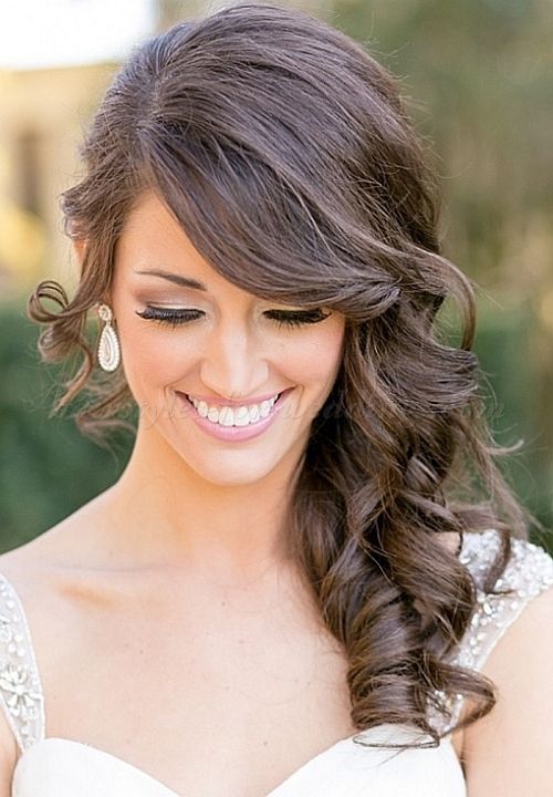 Свадьба - Wedding Hairstyles To The Side Best Photos