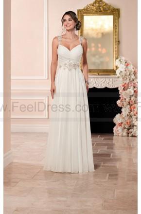 Hochzeit - Stella York Romantic Wedding Dress With Keyhole Back Style 6348
