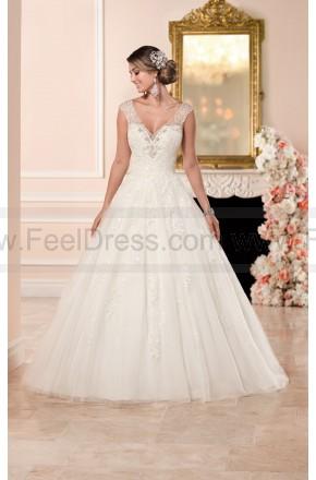 زفاف - Stella York Ball Gown Wedding Dress With V-Neckline Style 6358