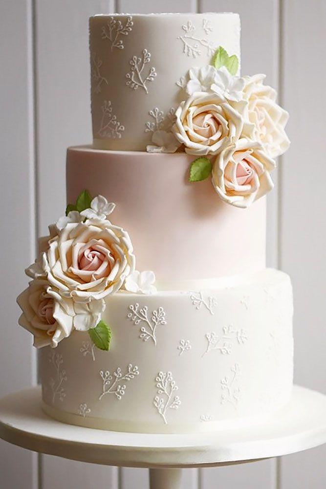 Hochzeit - 24 Simple Romantic Wedding Cakes