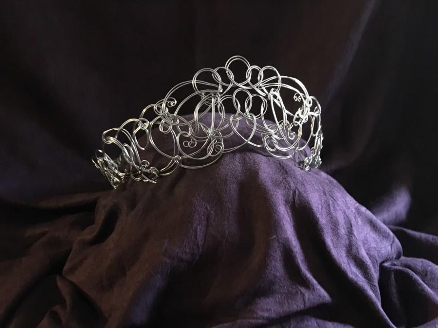 زفاف - Bridal Silver Crown 
