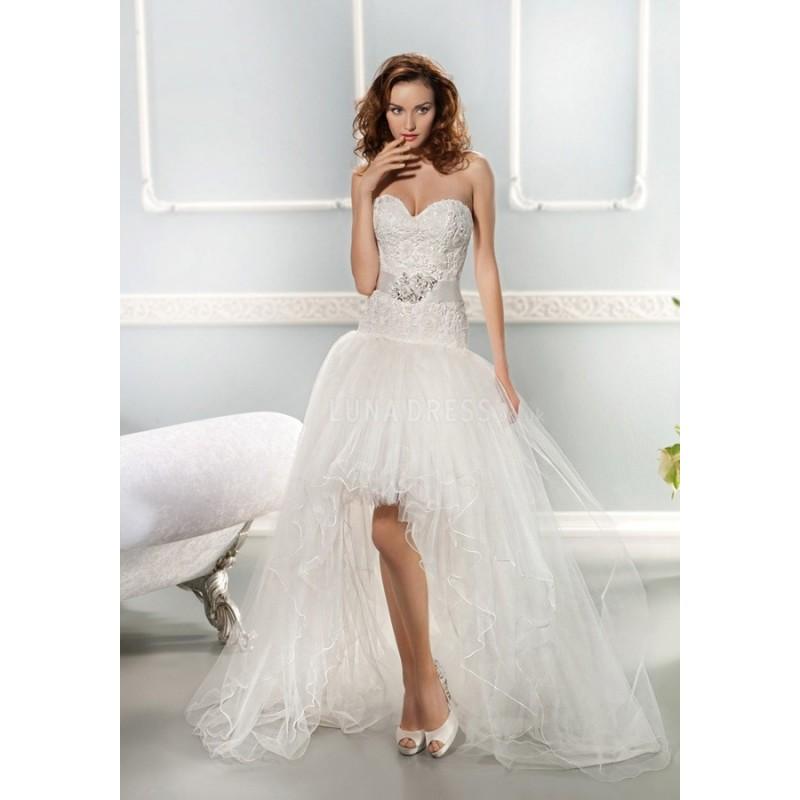 Mariage - Special Princess Sweetheart Tulle & Lace High Low Wedding Dress With Sash/ Ribbon - Compelling Wedding Dresses
