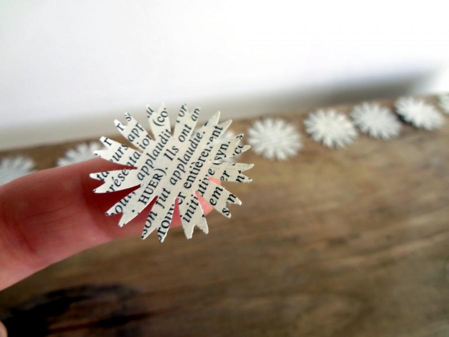 زفاف - Snowflake confetti