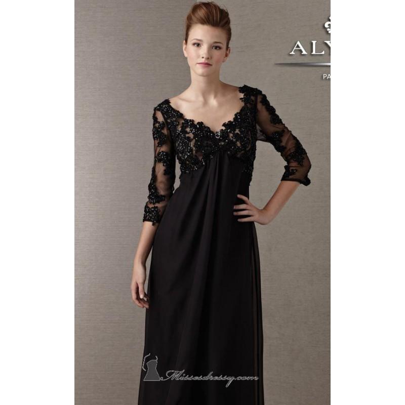 Mariage - Beaded Long Dress by Alyce Jean De Lys 29599 - Bonny Evening Dresses Online 