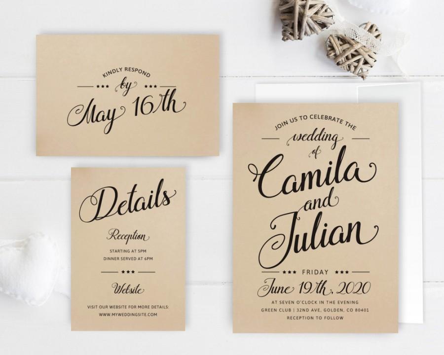 Hochzeit - Cheap wedding invitation packages 