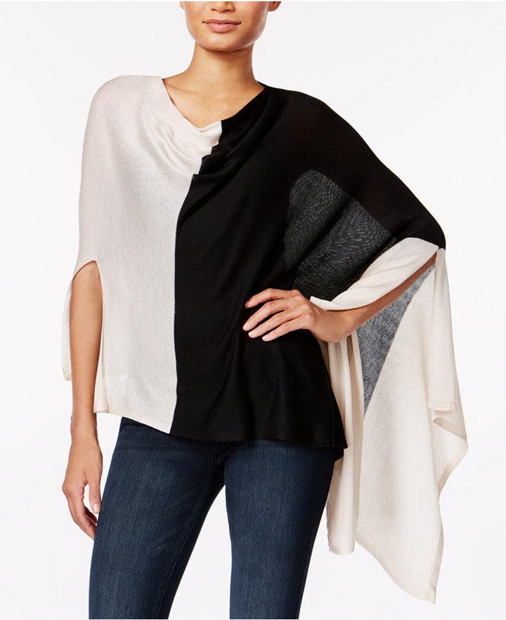 Mariage - Steve Madden Colorblock Poncho