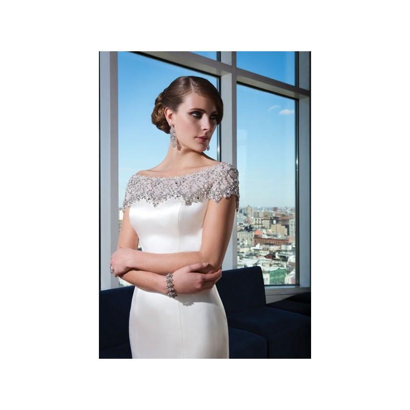 Hochzeit - Vestido de novia de Justin Alexander Signature Modelo 9735_068 - 2014 Sirena Con mangas Vestido - Tienda nupcial con estilo del cordón
