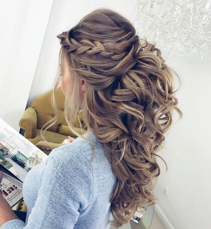 Свадьба - 32 Pretty Half Up Half Down Hairstyles – Partial Updo Wedding Hairstyle