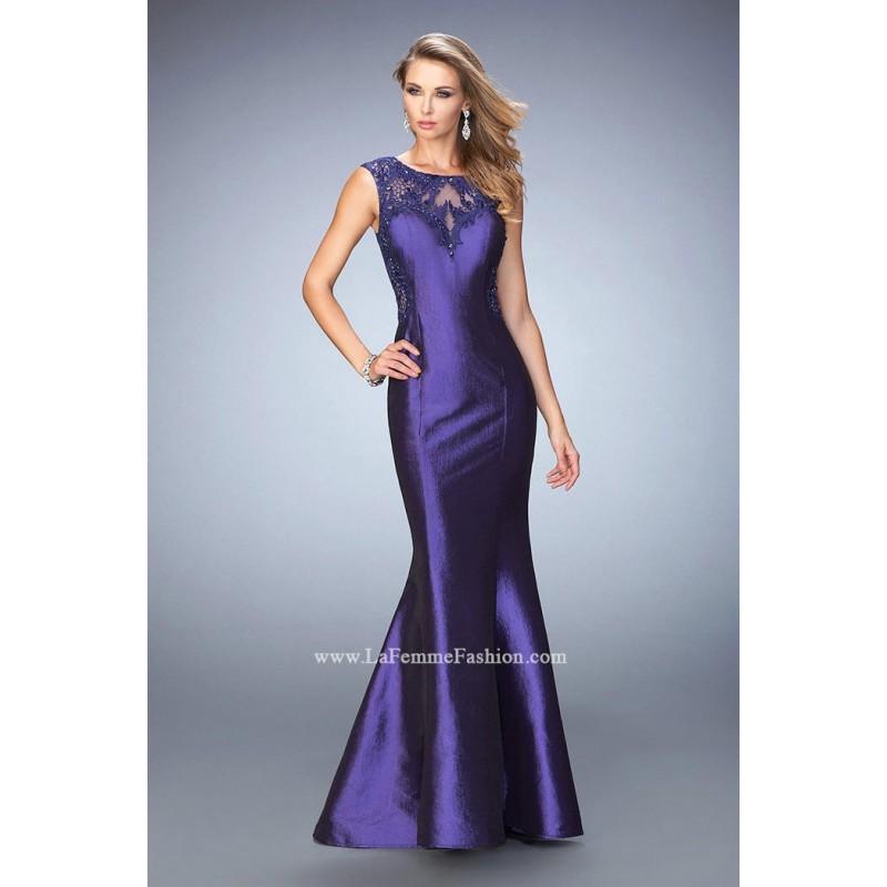 زفاف - Majestic Purple GiGi by La Femme 22723  GiGi Designs by La Femme - Elegant Evening Dresses