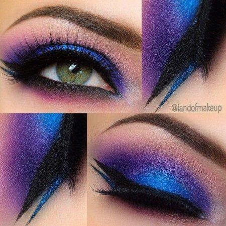 Hochzeit - Amazing Purple Makeup