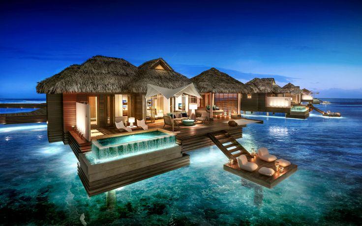 Свадьба - The Caribbean's First All-Inclusive Overwater Bungalows Are Here