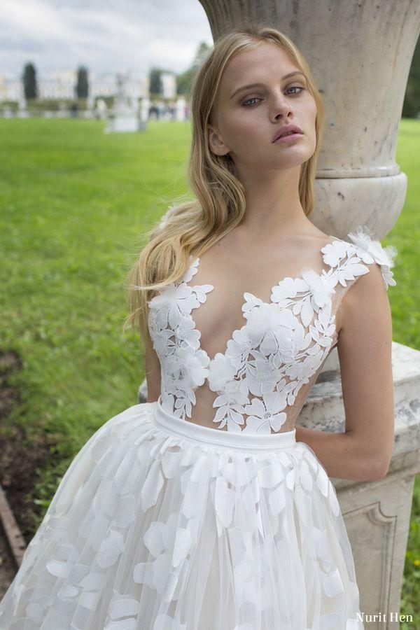 زفاف - Nurit Hen Ivory And White 2017 Wedding Dresses