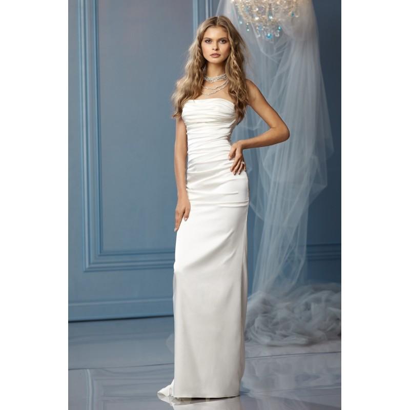 Wedding - Wtoo by Watters Elba 10251 Strapless Sheath Wedding Dress - Crazy Sale Bridal Dresses