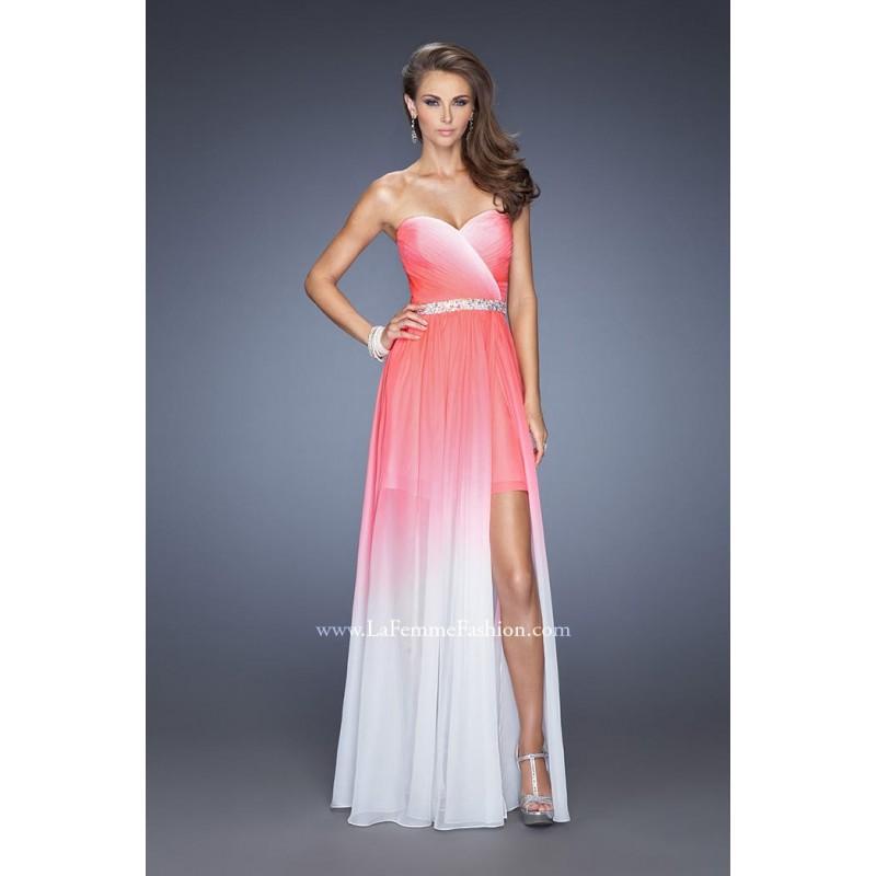 Hochzeit - Electric Pink Sugarplum La Femme 20028 La Femme Prom - Top Design Dress Online Shop