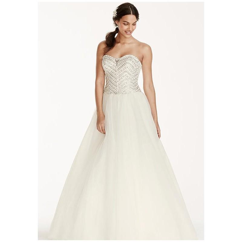 Mariage - David's Bridal Jewel Style WG3754 Wedding Dress - The Knot - Formal Bridesmaid Dresses 2017