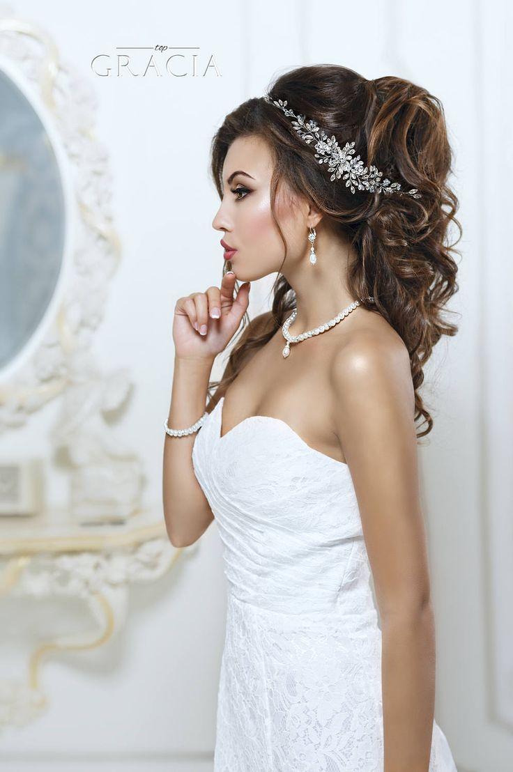 Mariage - Wedding Hair Accessories Bridal Hair Piece Wedding Headband Crystal Hairpiece Rhinestone Headpiece Bridal Hair Jewelry Bridal Headband Vine
