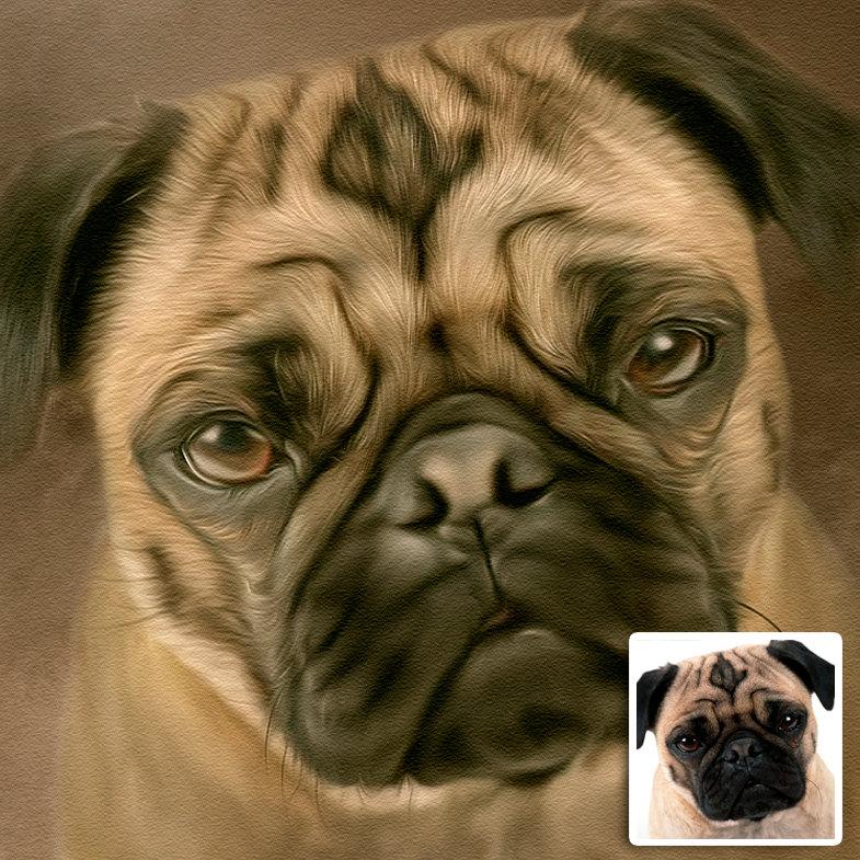 Свадьба - Custom pet portrait from photo,  Pop Art Pets, Oil Painting, women gift ideas, mens gift ideas - Digital Art File