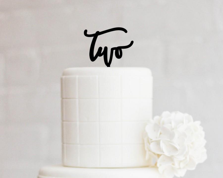 زفاف - TWO Cake Topper 
