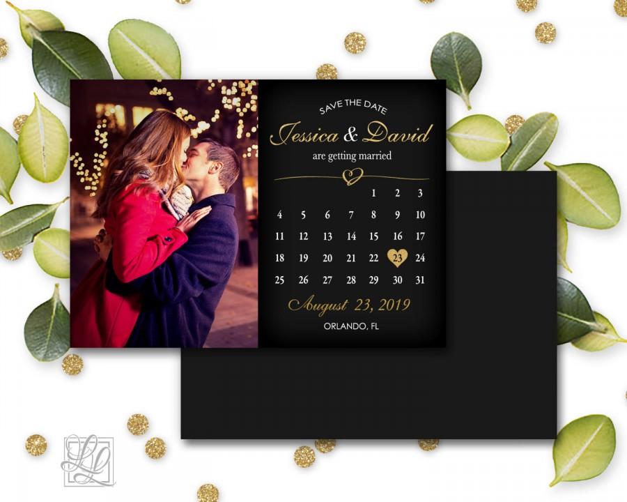 Wedding - Save The Date Magnets Wedding Announcement Photo Gift Bridesmaid Proposal Favor Card Invitation Personalized Silver Rose Gold #SD6