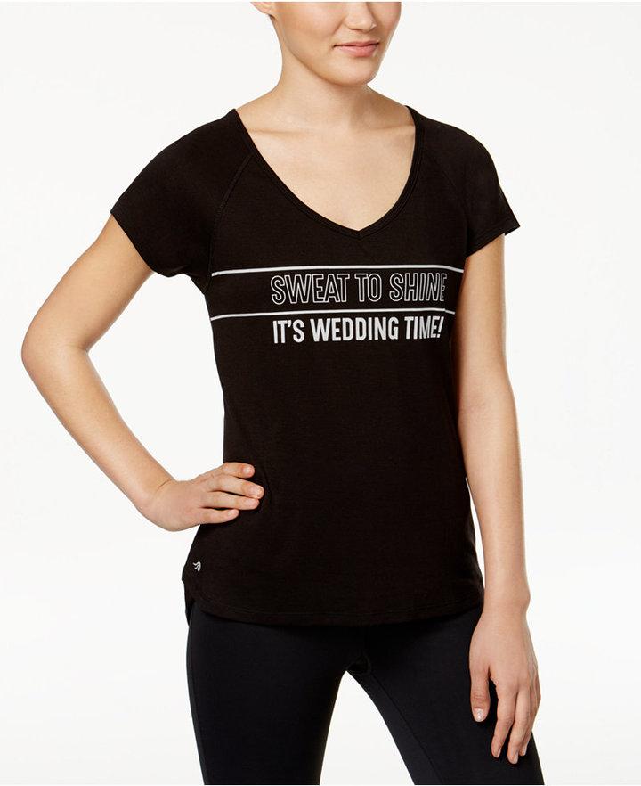زفاف - Ideology Wedding Time Bridesmaid Graphic T-Shirt, Only at Macy's