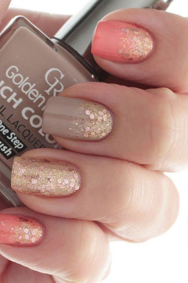 Wedding - 80 Awesome Glitter Nail Art Designs You’ll Love