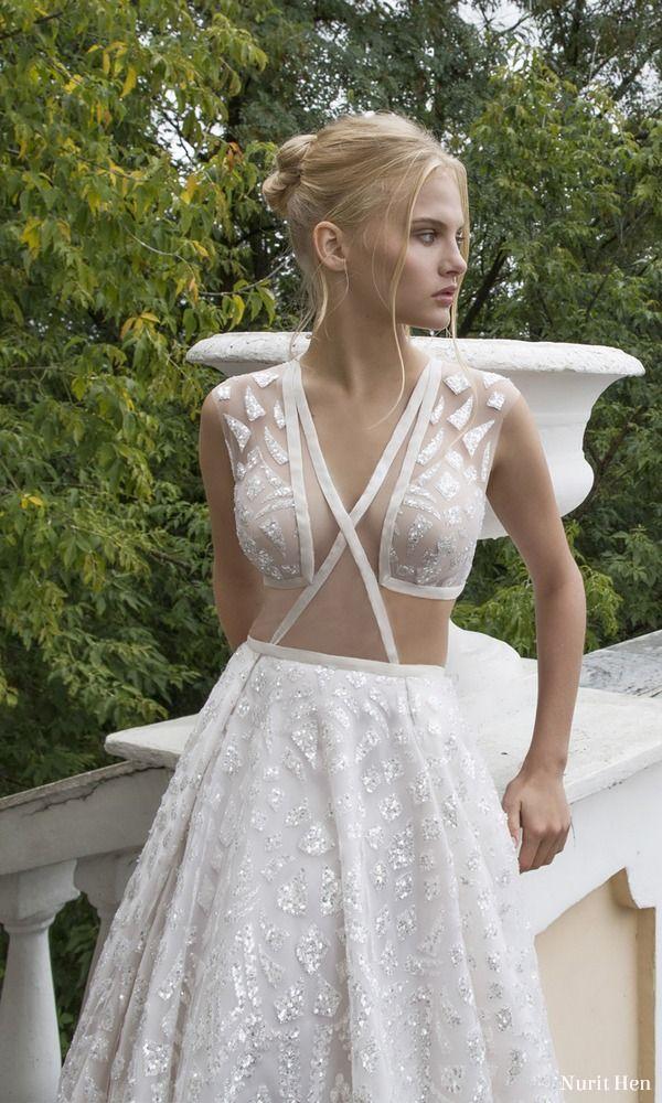 Hochzeit - Nurit Hen Ivory And White 2017 Wedding Dresses