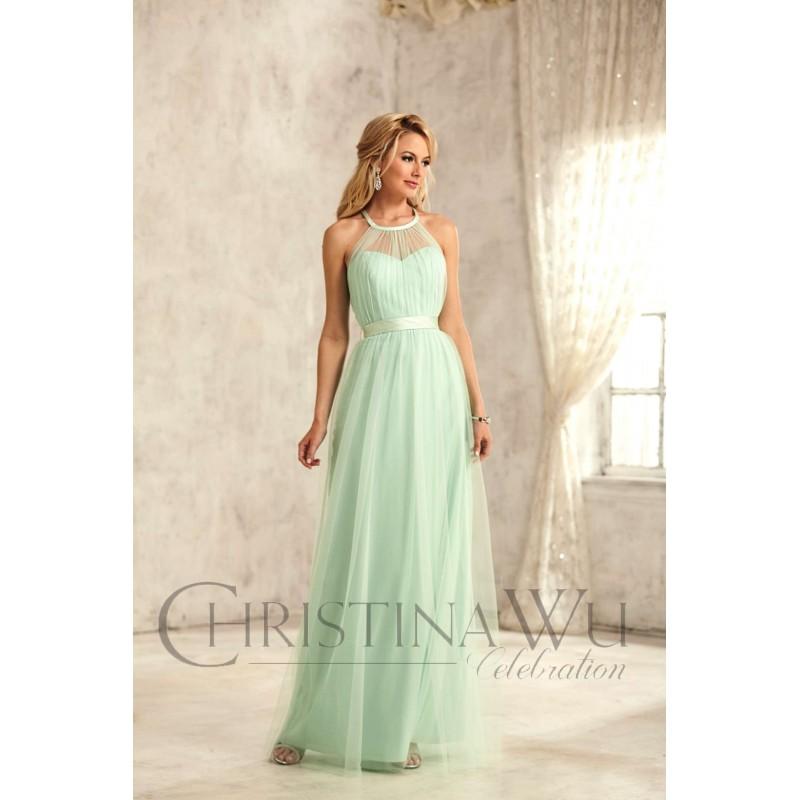 Mariage - Christina Wu Style 22737 by Celebration by Christina Wu - Tulle Floor Sweetheart  Halterneck  High A-Line Eternity Bride - Bridesmaid Dress Online Shop