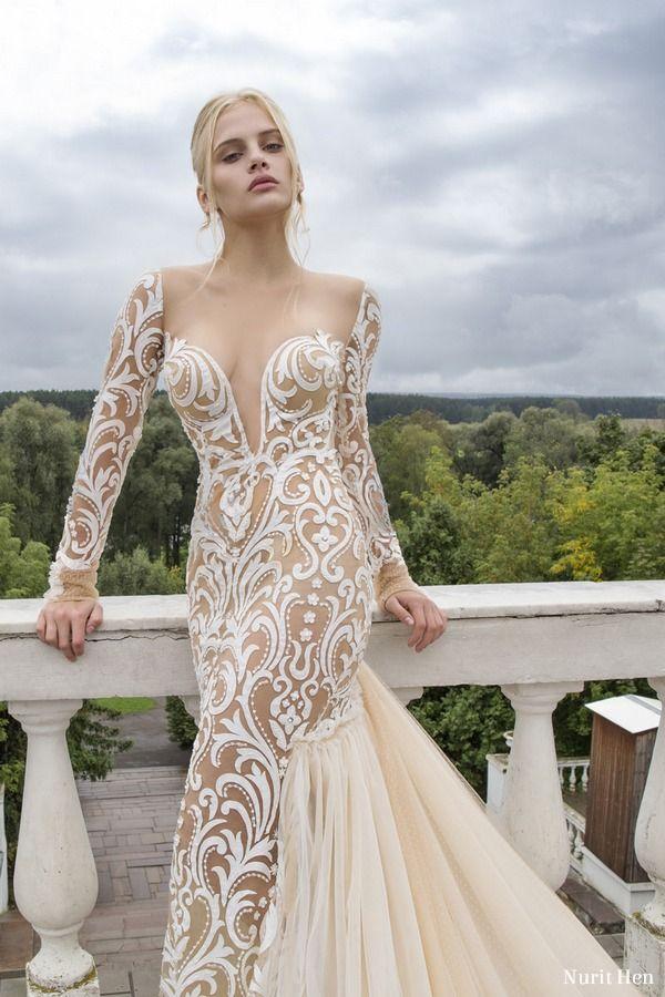 Mariage - Nurit Hen Ivory And White 2017 Wedding Dresses