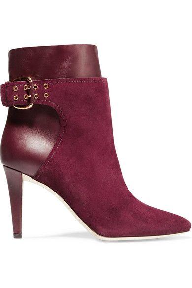 Свадьба - Major Suede And Leather Ankle Boots