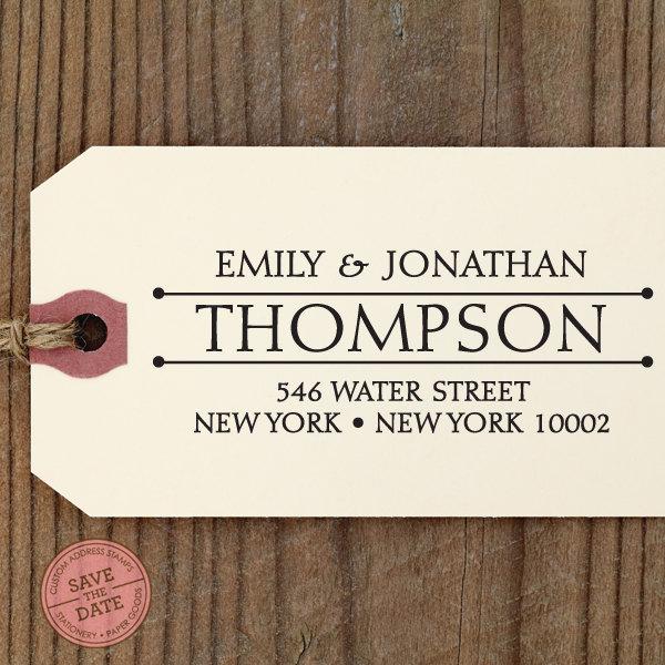 Mariage - CUSTOM ADDRESS STAMP with proof from usa, Eco Friendly Self-Inking stamp, rsvp address stamp, library stamp, calligraphy designer stamp 86