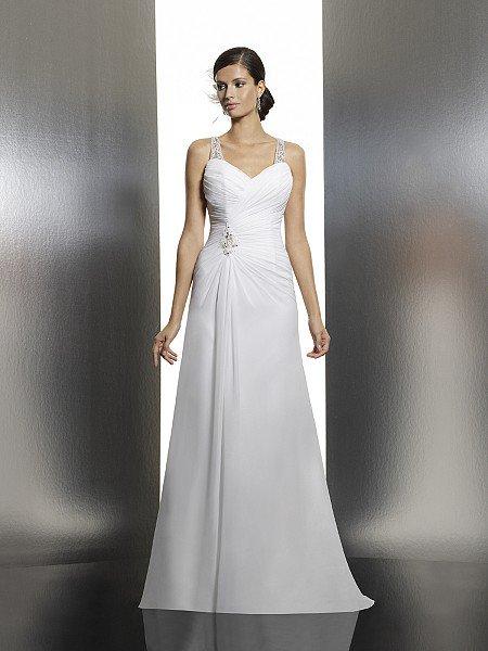 زفاف - Wedding dress with detachable straps